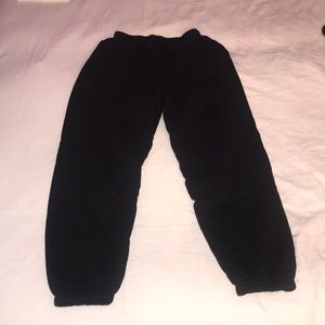 black sweat pants - plt